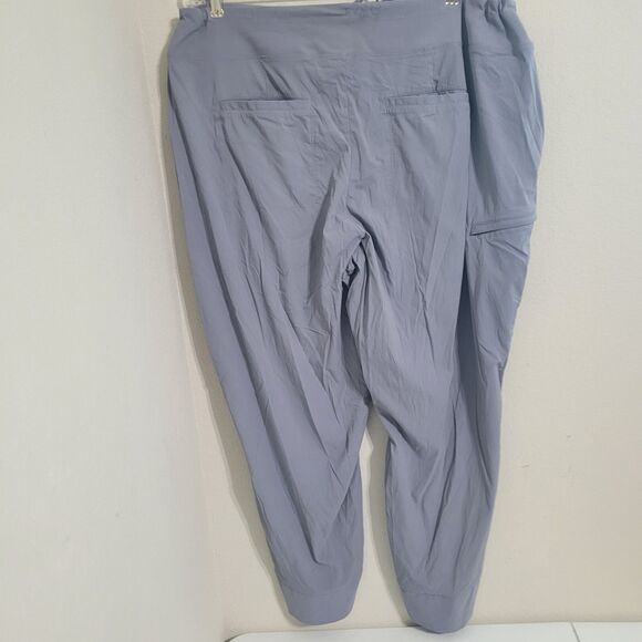 Athleta size 20 Windbreaker Pants elastic waist drawstring pockets stretch - Picture 2 of 10